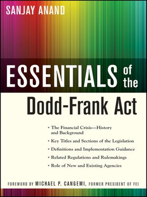cover image of Essentials of the Dodd-Frank Act